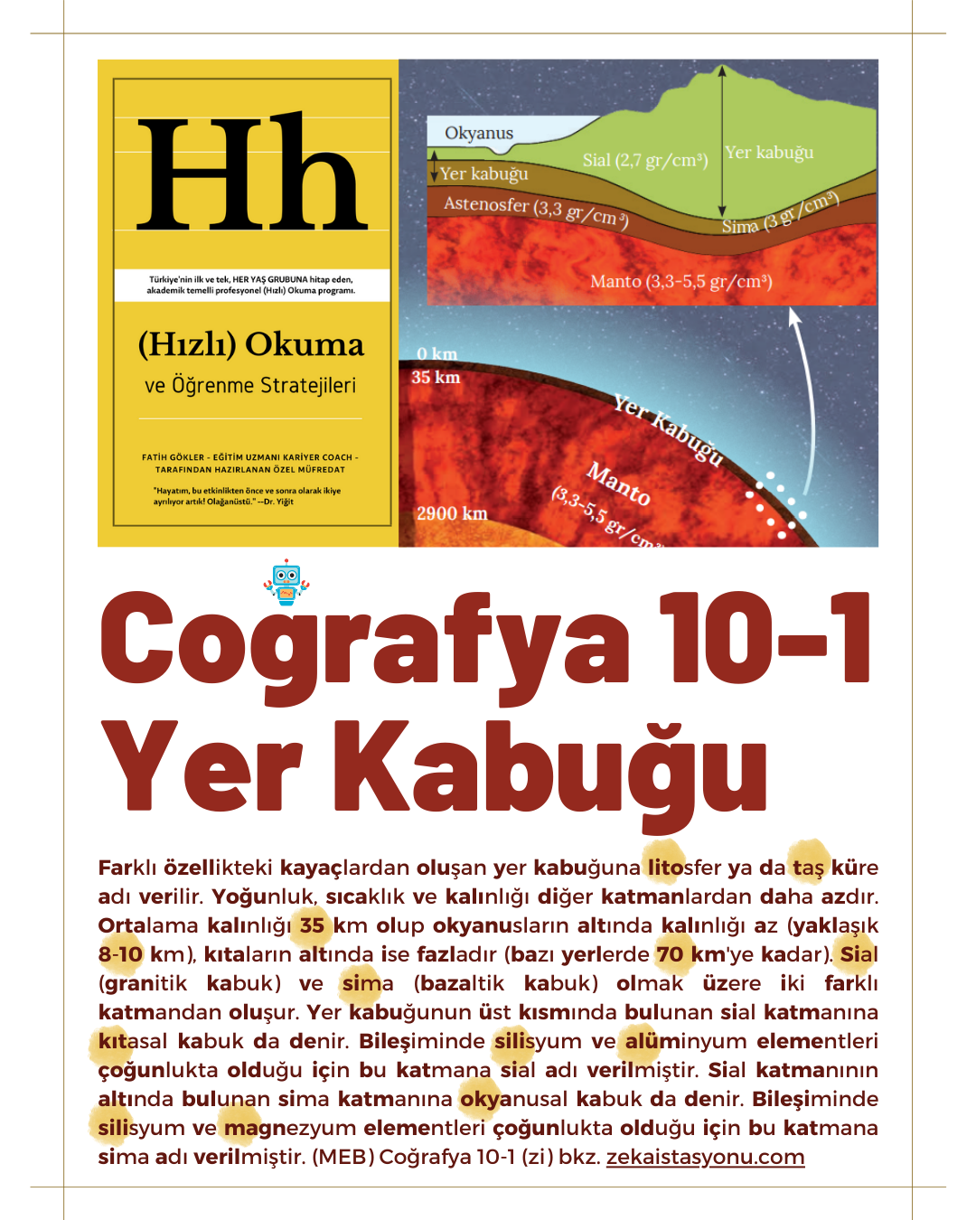 {sistemYES!} Coğrafya 10-1 Doğal Sistemler