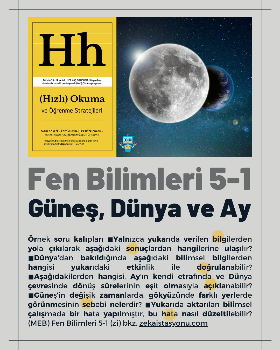 {sistemYES!} Fen Bilimleri 5-1 Güneş, Dünya ve Ay